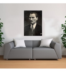 Atatürk Temalı Kanvas Tablo