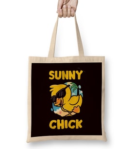 Sunny Chick Sun Sunset Sunbathing Beach Tan Island Traveler Bez Çanta Uzun Saplı