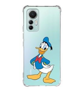 Xiaomi Mi 12 Lite Uyumlu Köşe Korumalı Antişok Kapak Donald Duck Tasarımlı Şeffaf Silikon Kılıf