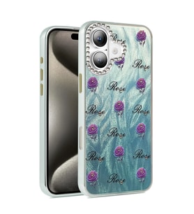 Apple İphone 16 Kılıf Blade Aynalı Desenli Kapak - Desen 9