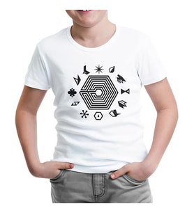 EXO - EXOplanet Beyaz Çocuk Tshirt