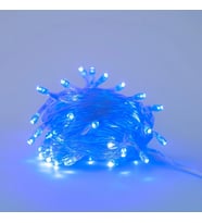 10 Metre 100 Ledli 8 Fonksiyonlu Dekoratif Lambader Mavi Lamba (5365)