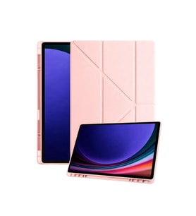 Samsung Galaxy X930 Tab S11 Ultra 14.6 Kalemlikli Mars Tablet Kılıfı - Rose Gold