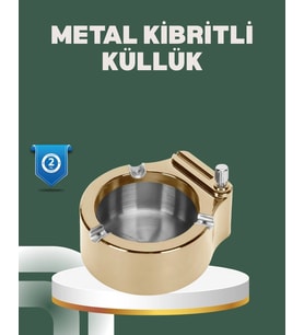 Yeniden Doldurulabilir Çakmaklı Küllük Dayanıklı Yapı