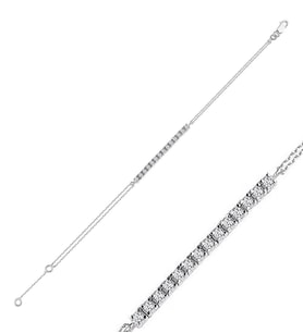 0.36ct (E-F vs)  Pırlanta Suyolu Bileklik