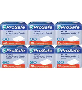 Prosafe Hasta Alt Açma Yatak Koruyucu Örtü 60*90CM 180 Adet (6PK*30)
