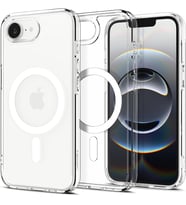 iPhone 17e / 16e ile Uyumlu Şeffaf MagSafe Kılıf Ultra Hybrid Mag Fit Clear White - ACS09139