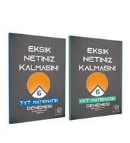 Etkili Matematik TYT AYT Etkili Matematik Eksik Netiniz Kalmasın 6 Deneme Seti 2 Kitap