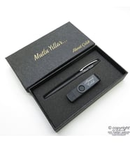 16GB. İsme Özel Otg Usb Bellek + Scrikss İsme Özel Kalem Seti - Mat Siyah