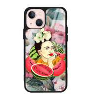 iPhone 13 Frida Kahlo Tasarımlı Glossy Telefon Kılıfı
