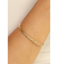 Cam Kırığı Altın Kelepçe (Gold)