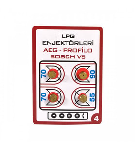 7 LOKMA LPG ENJEKTÖR TAKIMI - 10041277 - 37100111 - 5960105