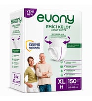 Evony Yetişkin Bezi Emici Külot XL - Ekstra Büyük - Extra Large 150 Adet