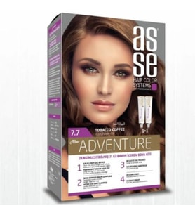 Asse Hair Color System Saç Boyası - Tütün Kahve No: 7.70