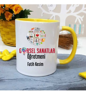Görsel Sanatlar Öğretmenine Özel Öğretmenler Günü Hediyesi Kişiye Özel Kupa Bard