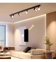RİOLIGHT MODERN1 BAKIR1 HAREKETLİ1 BAŞLIK 6XGU10 LED SIRALI SPOT AVİZE(AMPÜL DAHİL)UZUNLUK:120CM
