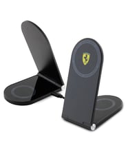 Ferrari Orjinal Lisanslı Katlanabilir Baskılı Shield Logolu Magnetik Kablosuz Şarj Standı