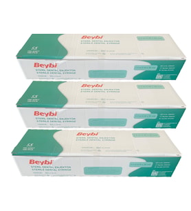 Beybi Steril Dental Enjektör 2.5ml 0.40 50 Mm 100 Adet 3 Kutu