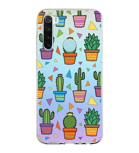 PrintiFy Xiaomi Redmi Note 8 ile Uyumlu 1mm Slim Fit Water Color 4 Baskılı Şeffaf  Kılıf