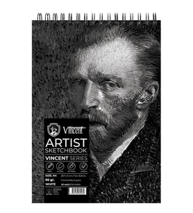 Vincent Artist Sketchbook White 90 gr A4 50 Sayfa 