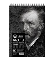 Vincent Artist Sketchbook White 90 gr A4 50 Sayfa 