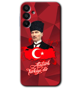 Galaxy A15 Kılıf HD Desen Baskılı Kılıf - Atatürkiye