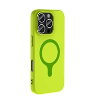 iPhone 16 Pro Kılıf M-Safe Şarj Özellikli Aris Silikon Kılıf Yeşil