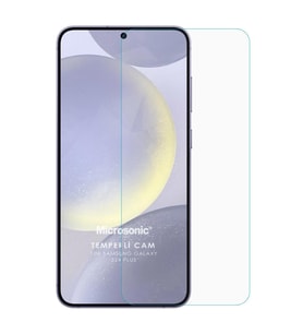 Microsonic Samsung Galaxy S24 Plus Tempered Glass Cam Ekran Koruyucu (Renksiz)