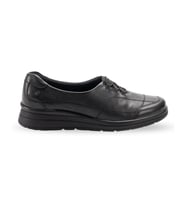 Forelli HEFA-H Kadın Siyah (36-41) Deri Comfort Ayakkabı
