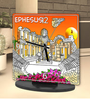 Efes Tasarımlı Masa Saati