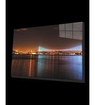 İstanbul Boğazı Manzara 4mm Dayanıklı Cam Tablo Temperli Cam