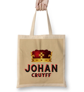 Johan Cruyff Art Gift Bez Çanta Uzun Saplı