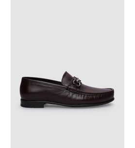 %100 Hakiki Deri Kahverengi Erkek Loafer
