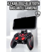 X3 Gamepad Oyun Kolu Bluetooth Bağlantılı Gamestick Android Uyumlu