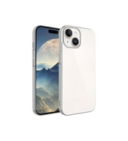 Apple iPhone 15 Uyumlu Kılıf Sert PC Renkli Çerçeveli Zore Riksos Kapak (Koyu Gri)