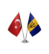 Barbados İkili Masa Bayrağı