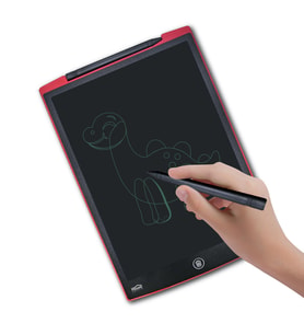 House Pratik HP45 Pilli LCD Ekran Elektronik Yazı Tahtası 12 İnç Kırmızı