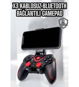 Northcity X3 Gamepad Oyun Kolu - Bluetooth Android Uyumlu Kablosuz Kontrolcü