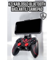 Northcity X3 Gamepad Oyun Kolu - Bluetooth Android Uyumlu Kablosuz Kontrolcü