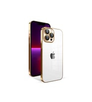 Apple iPhone 13 Pro Uyumlu Kılıf Kamera Korumalı Renkli Çerçeveli Zore Garaj Kapak