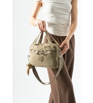 Ultra hafif, çok bölmeli Kol, Omuz El çantası (spor, seyahat, gündelik) Kahverengi Model: 571-6Z