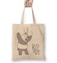 Nom Nom We Bare Bears 05 Bez Çanta Uzun Saplı