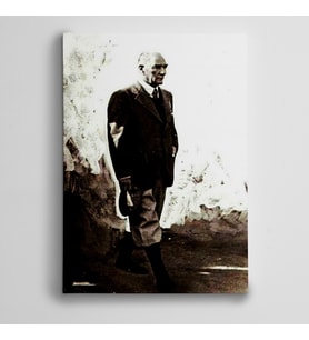 Atatürk Siyah Beyaz 9 Kanvas Tablo