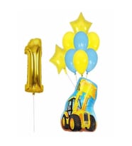 Inşaat Kepçe Folyo Balon Seti