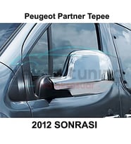 Peugeot Partner Tepee Ayna Kapağı Kromu Nikelajı 2012-