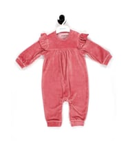 AD23472 Kız Bebek Tulum 3-6/6-9/9-12/18-24 AY (Gül Kurusu)