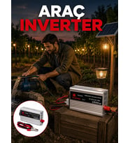 Northcity 1500W Güçlü Araç İnvertörü - Kesintisiz Ev Elektriği Kaynağı
