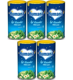 Humana İyi Geceler Çayı 200GR (Melisa Yağı İçeren Karışık Bitki İçecek Tozu) (5 Li Set)