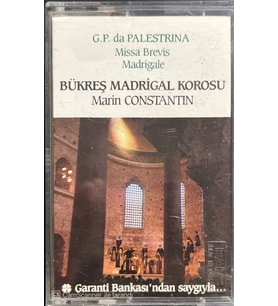 (Plak Değildir KASET tir) Marin Constantin Bükreş Madrigal Korosu Classic Kaset
