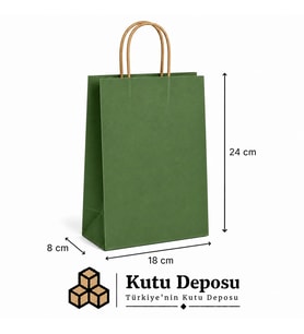18x24x8 cm Kraft Renk Poşet (25 ADET)